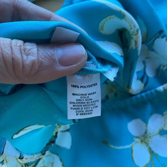 Loft Women Floral 3/4 Sleeve Blouse - Picture 4 of 11